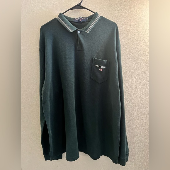 Men’s Polo Sort Ralph Lauren long sleeve size XXL - Picture 1 of 3